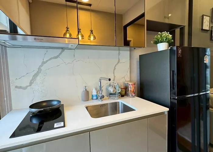 ห้องพักใจกลางกรุงเทพฯ ใกล้สยาม 아파트 방콕