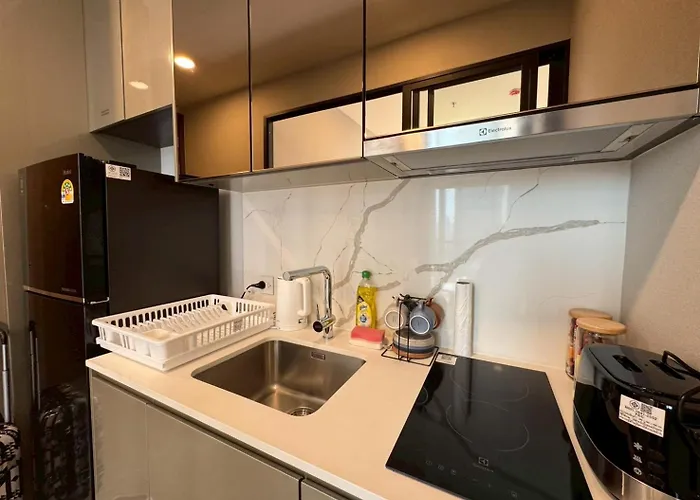 ห้องพักใจกลางกรุงเทพฯ ใกล้สยาม 아파트 방콕