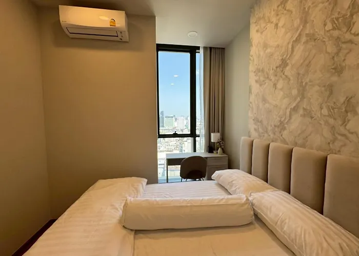 ห้องพักใจกลางกรุงเทพฯ ใกล้สยาม 아파트 방콕